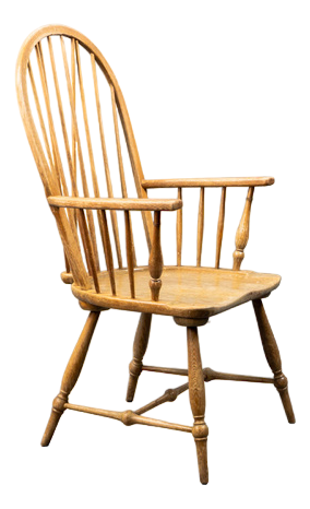 Windsor High Back Armchair in Oak, 1920