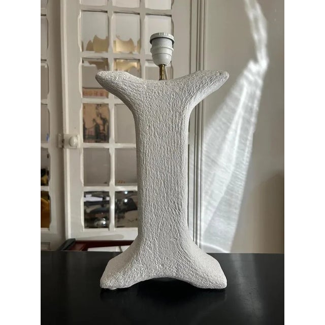 White Large Table Lamp, 1970 For Sale - Image 8 of 12