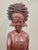 Vintage Mid-Century Balinese Modernist Mother and Daughter Statue Set – 2-Piece Suar Wood Collection For Sale - Image 9 of 12