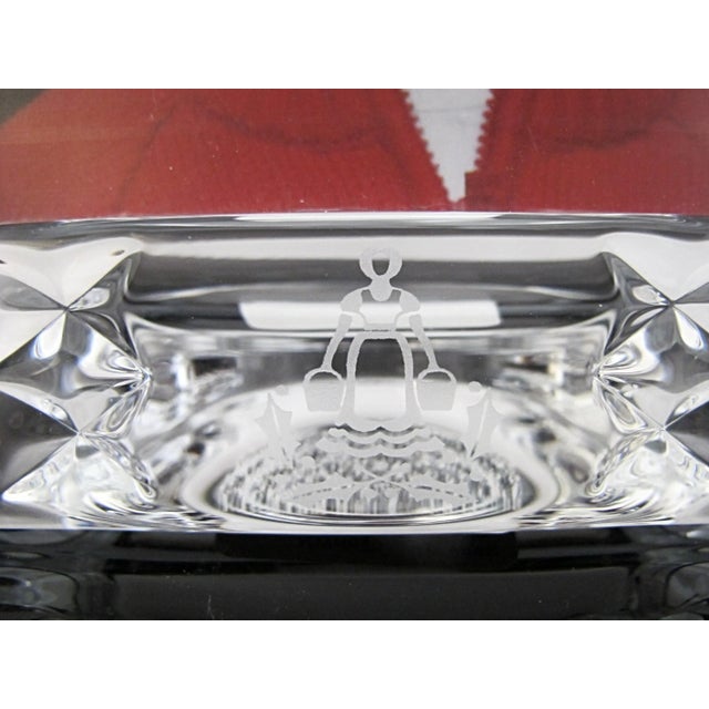 2010s Waterford Crystal 12 Days of Christmas Limited Edition 4x6 Photo Frame W/Box For Sale - Image 5 of 13