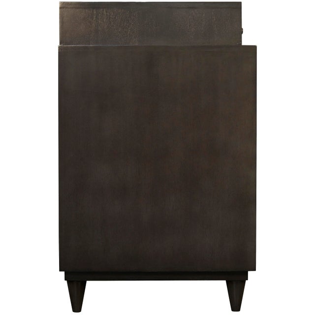 Mid-Century Modern NOIR Hermosa Sideboard, Wood and Cane For Sale - Image 3 of 5