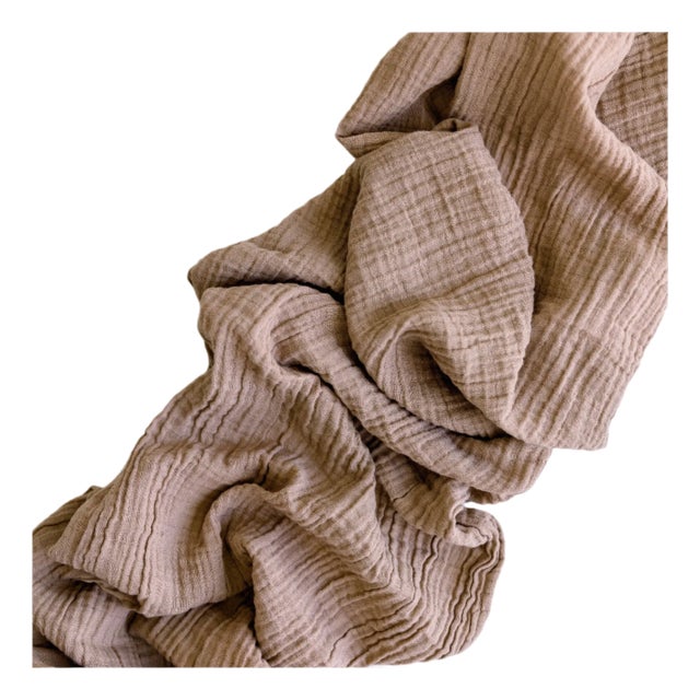 Organic Cotton Table Runner - Fawn For Sale