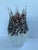 1980s Vintage Hand-Blown Spotted Art Glass Flame Crown Lamp Shade For Sale - Image 5 of 11