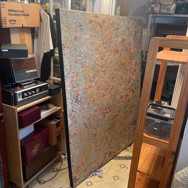 John Frates 2016 #7, Rhapsody in Red Painting For Sale In Jacksonville, FL - Image 6 of 7