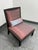 Bright Chair Furniture Lorin Raspberry Red Silk Chair + Lumbar Pillow For Sale - Image 10 of 12