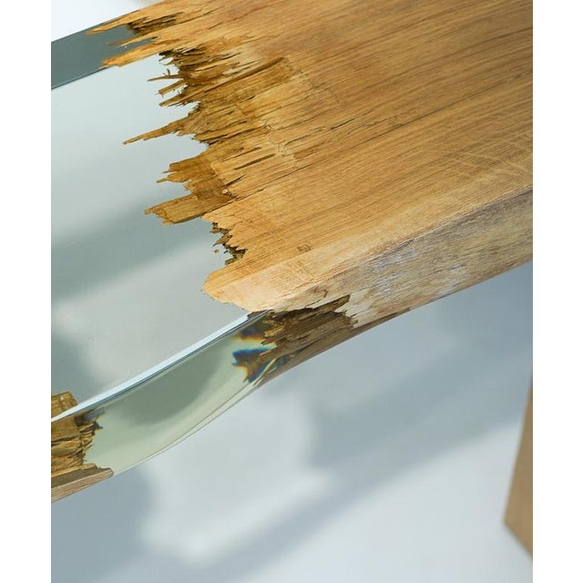 Not Yet Made - Made To Order Fracture Bois Déchiré Sculptural Console Table by Meubles Thouret For Sale - Image 5 of 7