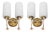 Double Arm Sconces in the Manner of Stilnovo - a Pair For Sale
