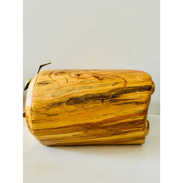 Chestnut Vintage Handmade Wooden Jewelry Box For Sale - Image 8 of 10