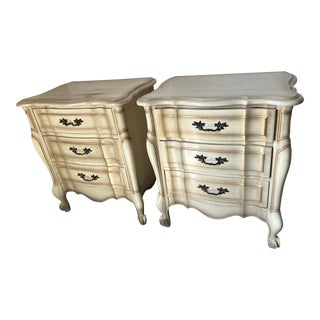 1950s Vintage Kent Coffey “Dauphine” French Provincial Nightstands - a Pair For Sale
