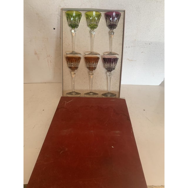 Cut Crystal Glasses from Maison Baccarat, Set of 6 For Sale - Image 12 of 12