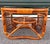 Wonderful Italian style midcentury rattan and glass top coffee table or accent table. It’s a versatile size and can be...