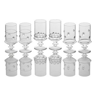 La Boheme Footed Votives, Set of 6 For Sale