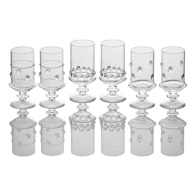 La Boheme Footed Votives, Set of 6 For Sale