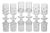 La Boheme Footed Votives, Set of 6 For Sale