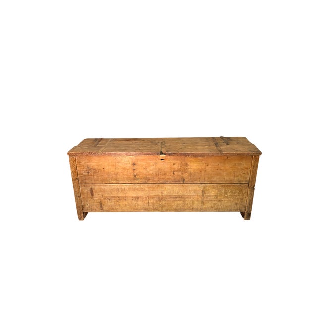 Antique Swiss Pine Chest, 1600s For Sale - Image 5 of 5