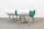 Mid-Century Modern Set of White & Green Stools by Isa Bergamo, 1950s For Sale - Image 3 of 7
