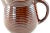 Early 20th Century Rustic Farmhouse Ribbed Stoneware Jug For Sale - Image 5 of 6