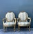 French Vintage Gilt Medallion Fauteuil Chairs - A Pair For Sale - Image 3 of 12