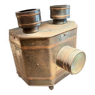 Rare 1910s Antique h.c. White Co. “Radioptican” Magic Lantern Projector For Sale