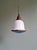 Metal Bauhaus Pendant Light in White Opaline and Blue Satin Glass, 1920s For Sale - Image 7 of 18