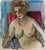 Carlo Ravagnan, Nude, Watercolor, 1960s For Sale - Image 4 of 4