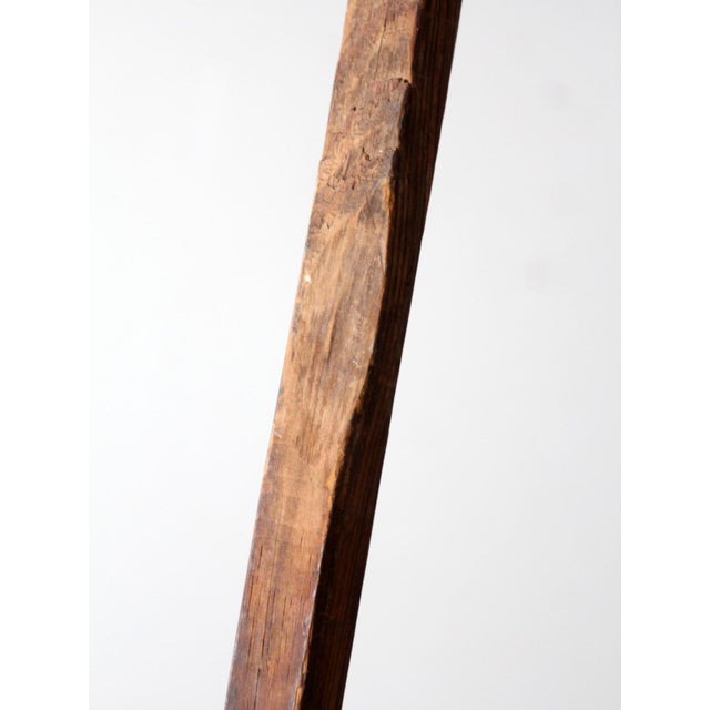 Brown Antique Primitive Laundry Dasher For Sale - Image 8 of 9