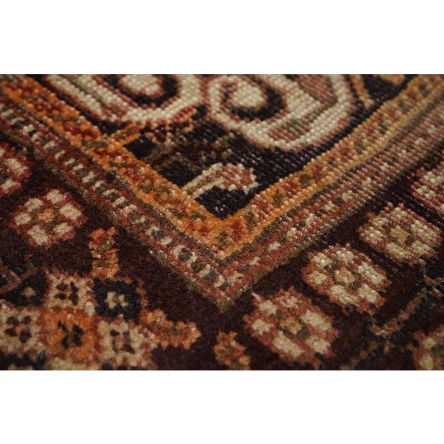 Vintage Qashqai Rug 5'4'' x 8'4'' For Sale - Image 4 of 10