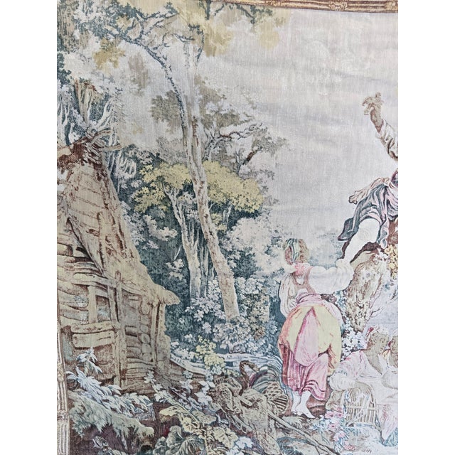 Late 20th Century Editions D' Art De Rambovillet French Tapestry For Sale - Image 5 of 11