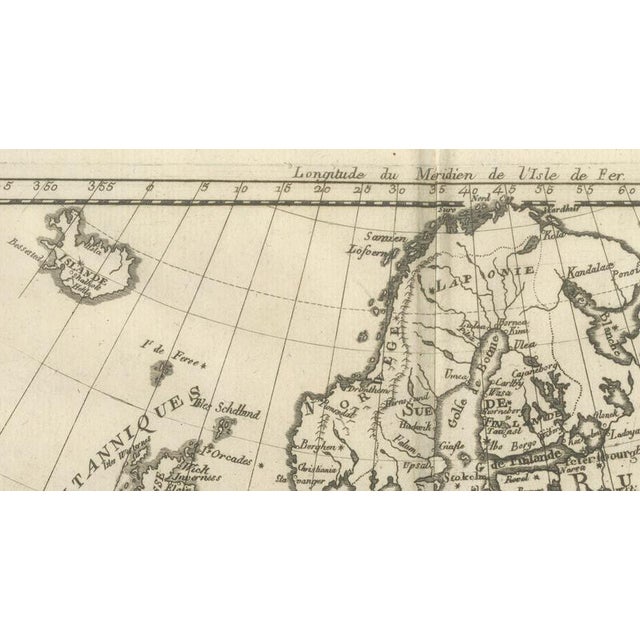 Europe Map by Rigobert Bonne, 1780 For Sale - Image 4 of 11