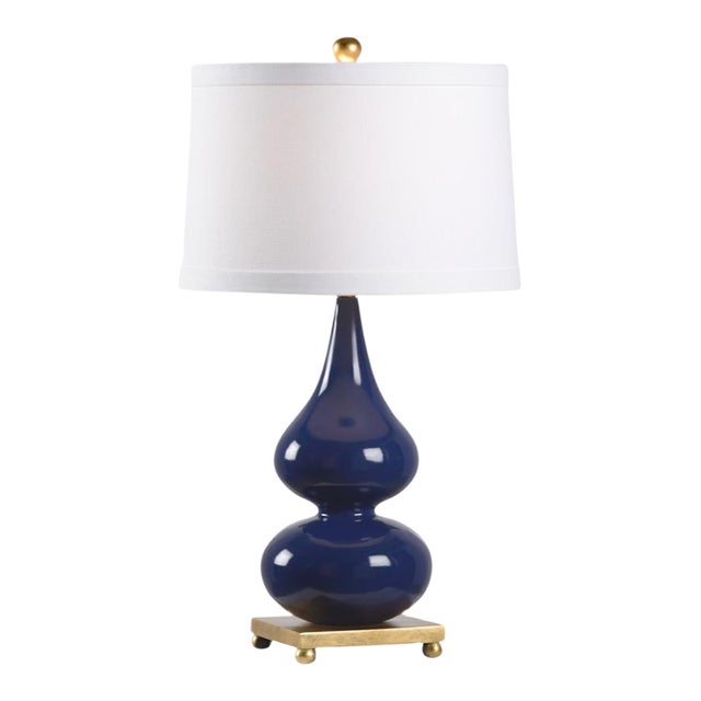 Wildwood Whitney Table Lamp - Cadet Blue For Sale