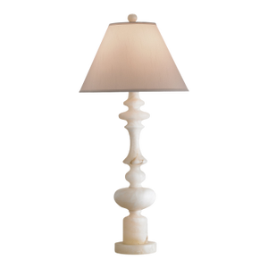 Currey & Company Farrington White Table Lamp