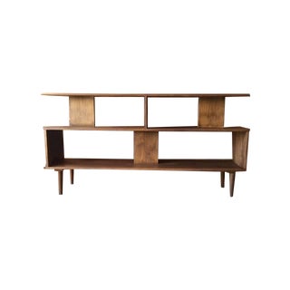 Mid-Century Style Custom Shelf For Sale