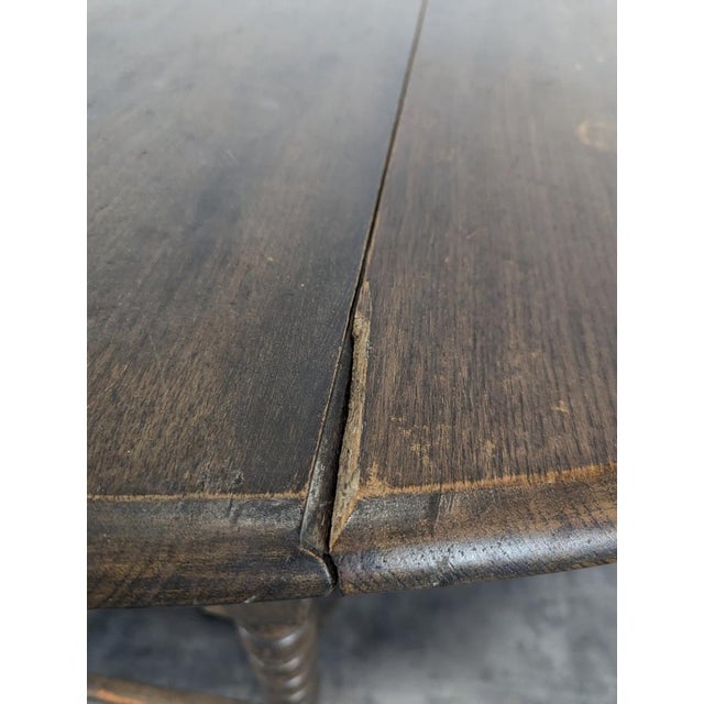 Gateleg Reel Dining Table For Sale - Image 4 of 6