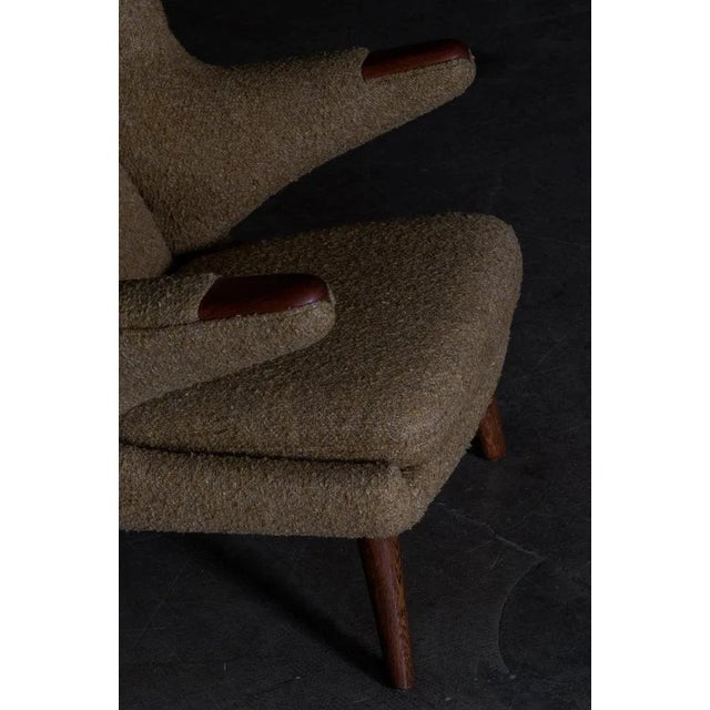 1950s Papa Bear Chair attributed to Hans J. Wegner, 1950s For Sale - Image 5 of 10