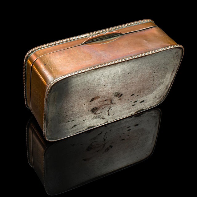 1910's Small Antique Tobacco Tin For Sale - Image 9 of 9