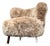 Natures Collection Ethan Puffy Lounge Chair, New Zealand Sheepskin For Sale