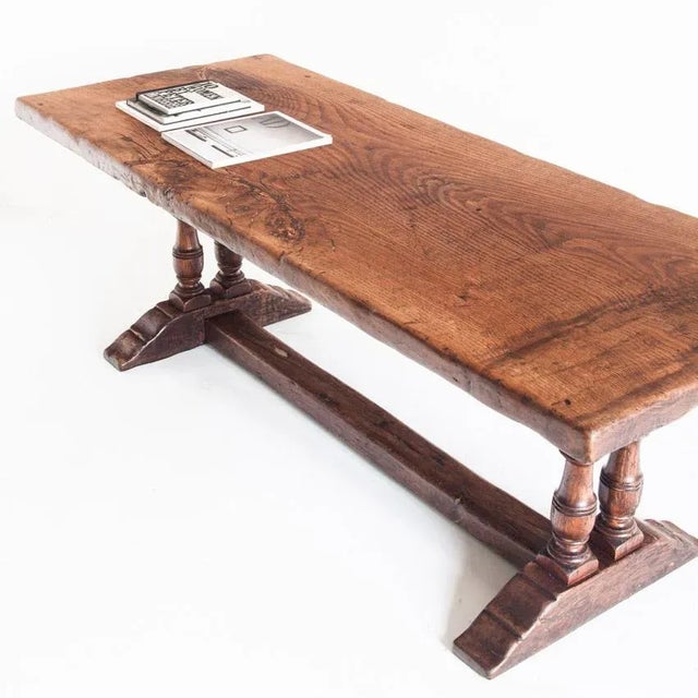 Antique French Oak Side Table, 1910s For Sale - Image 6 of 14