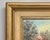 Late 20th Century Vintage Original Oil Painting H. Robinson Winter Sunset Landscape Signed Framed For Sale - Image 5 of 11