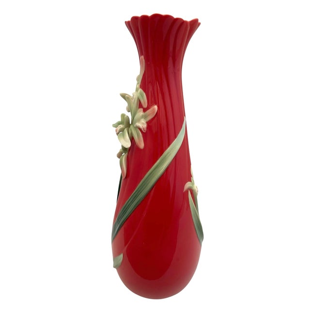 Franz Faber Cymbidum Vase Fz03036 Happy Shen Yong 2013 Privilege Club For Sale In San Francisco - Image 6 of 8