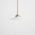 Glass Antique French Coolie Milk Glass Pendant Light, 1920s For Sale - Image 7 of 7