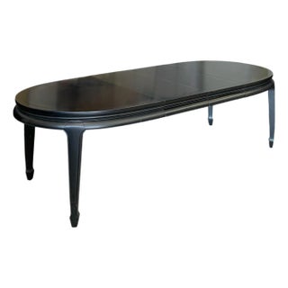 1960s Satin Lacquer Ming Style Dining Table For Sale