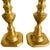 Antique English Brass Pusher Candlesticks, 1890s, Set of 2 For Sale - Image 4 of 11