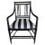 Hi my pillow is not for sale. The elaborate Faux Bamboo chairs are! Recently refinished in a black piano lacquer and...
