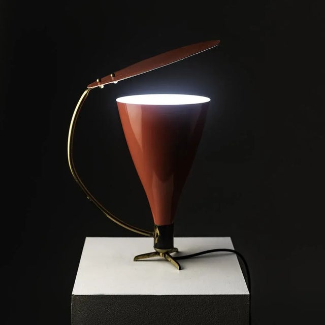 Mid-Century Modern Italian Rara Lamp, 1950s For Sale - Image 3 of 6