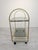 1970s Hollywood Regency Italian Mobile Brass Bar, 1970s For Sale - Image 5 of 16