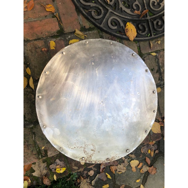 Artisan Figural Steel Side Table, 70’s For Sale - Image 12 of 13