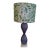 Murano Glass Bubble Lamp With William Morris Shade For Sale