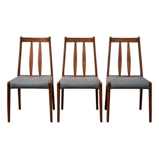Vintage Danish Teak Dining Chairs from Drylund, 1970s, Set of 3 For Sale
