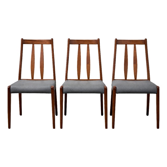 Vintage Danish Teak Dining Chairs from Drylund, 1970s, Set of 3 For Sale