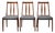 Vintage Danish Teak Dining Chairs from Drylund, 1970s, Set of 3 For Sale